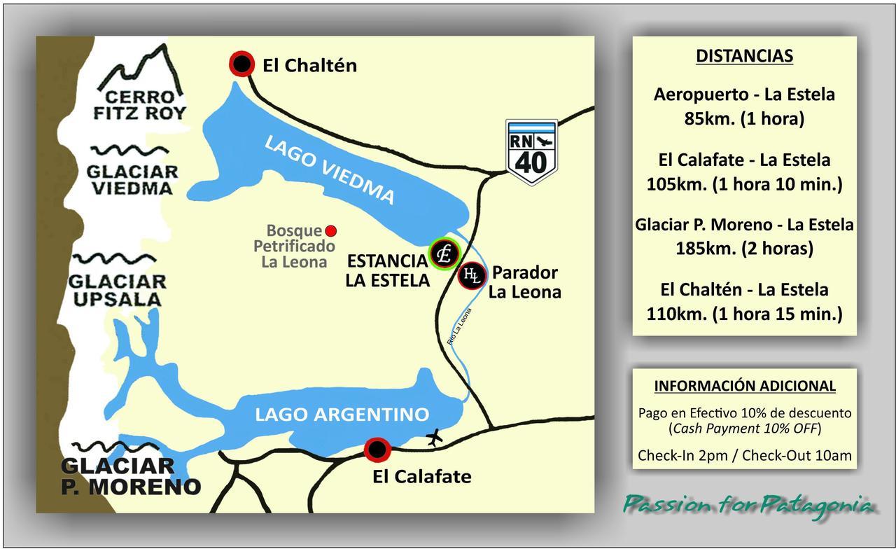 Estancia La Estela Lago Viedma Exterior photo
